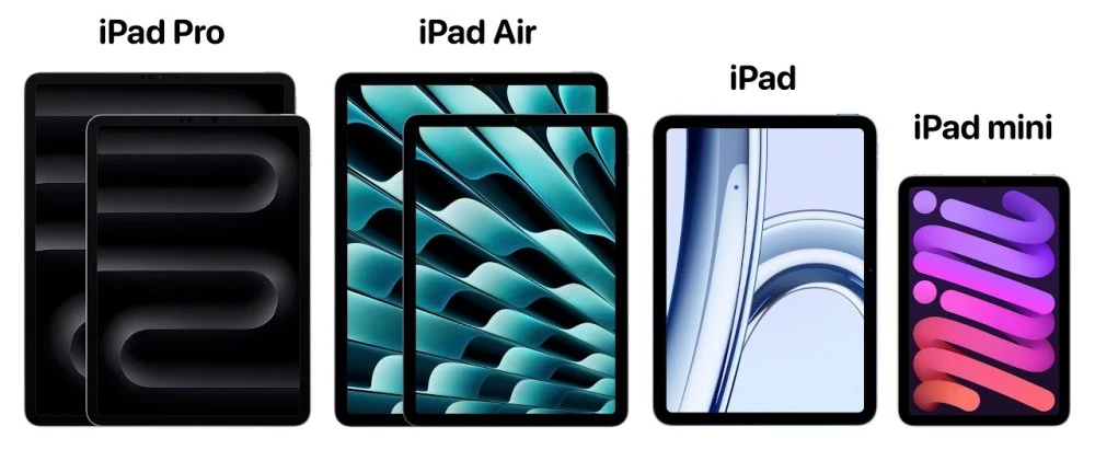 Модельный ряд iPad