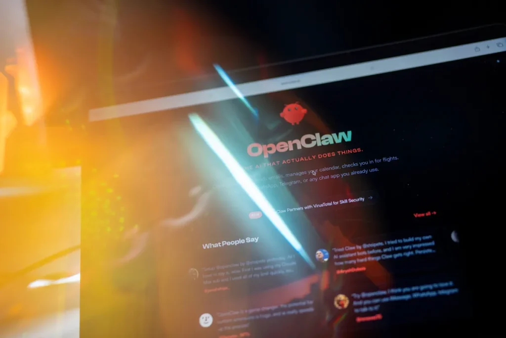 Сайт OpenClaw.