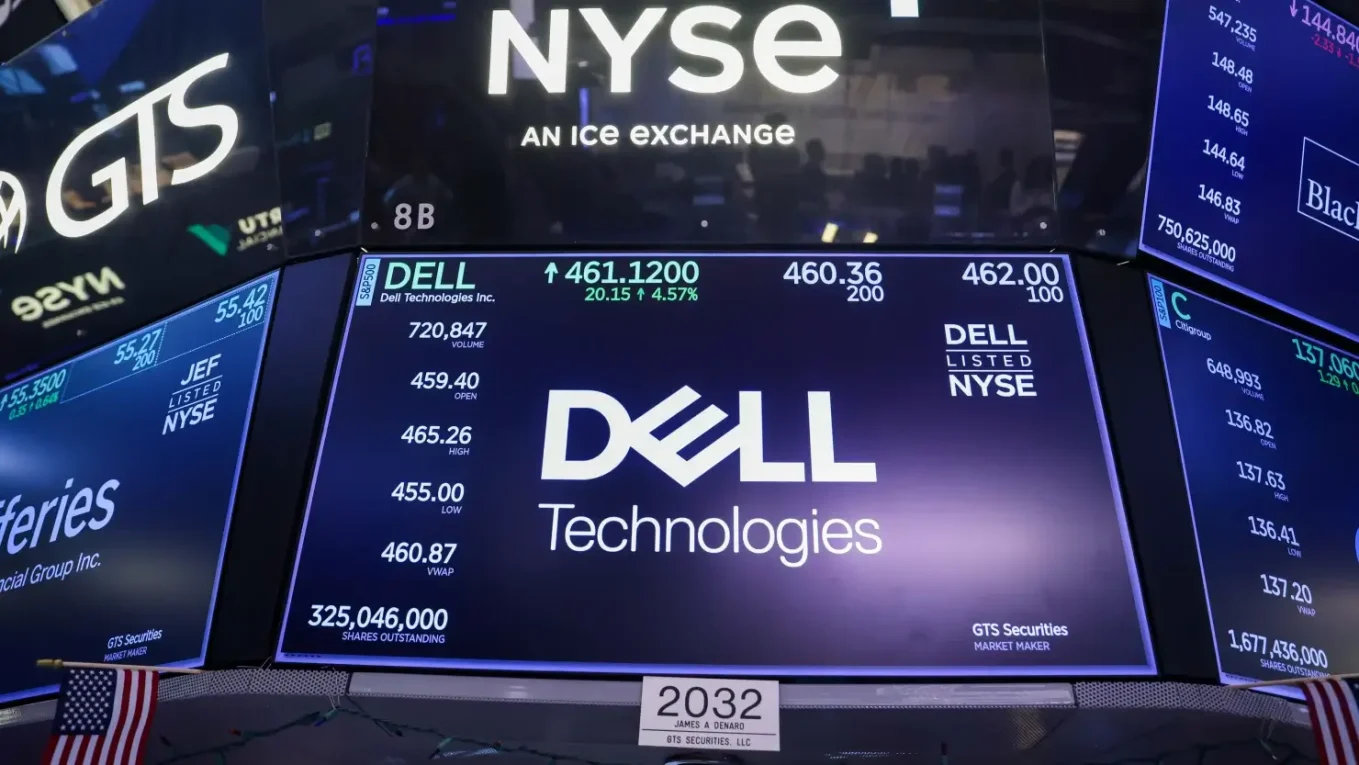 Акции Dell резко выросли после начала сотрудничества с RBC; в 2026 году их рост составил почти 350%.